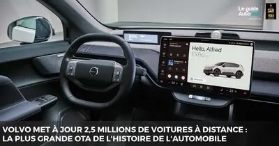 Volvo met à jour 2,5 millions de voitures à distance