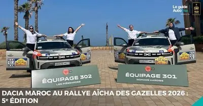 Dacia Maroc au Rallye Aïcha des Gazelles 2026 pour la cinquième fois
