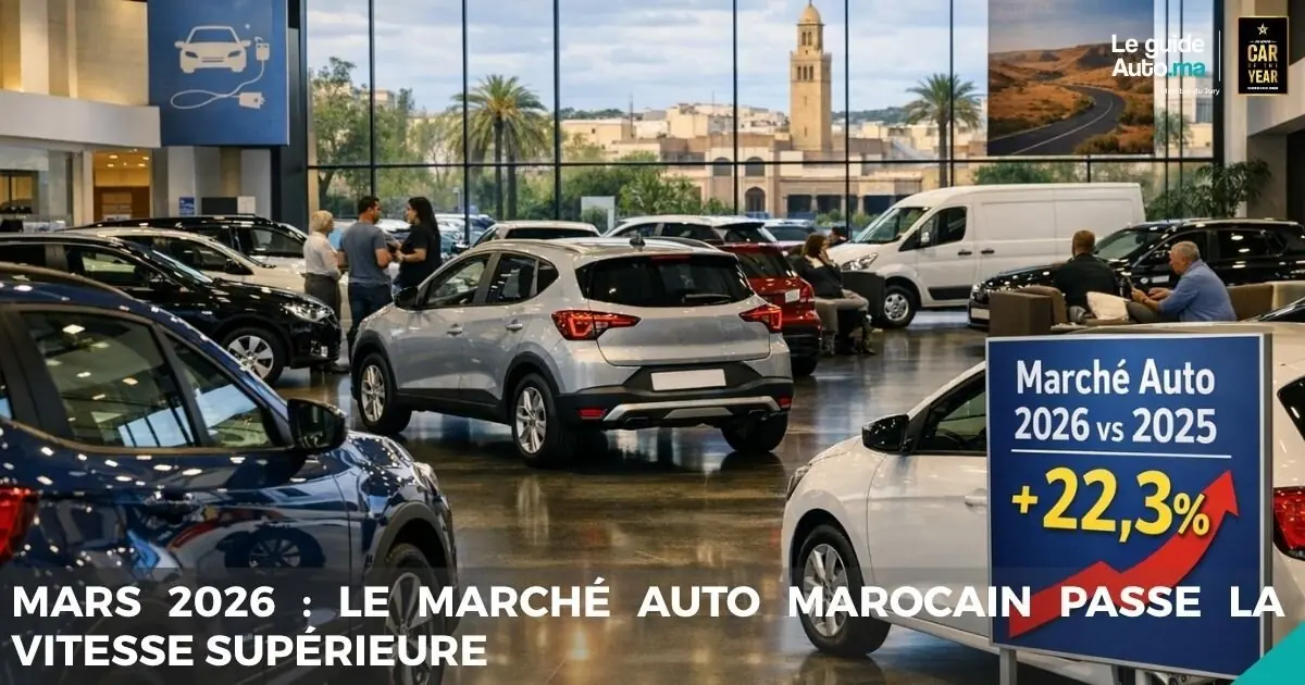 Mars 2026 : le marché auto marocain passe la vitesse supérieure