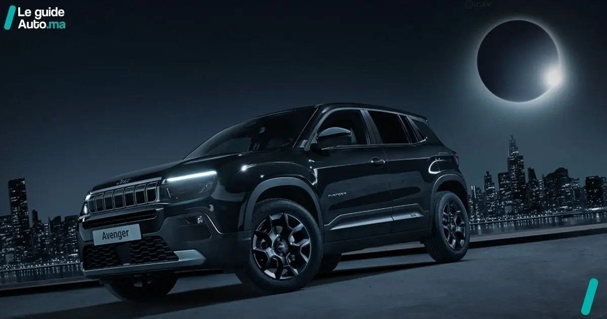 Jeep Avenger Black Edition au Maroc : le SUV compact qui passe du côté obscur