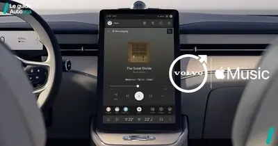 Apple Music arrive dans plus de deux millions de Volvo, avec trois mois d'essai gratuit