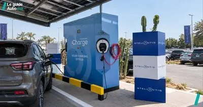 Stellantis teste au Maroc une station de recharge solaire autonome