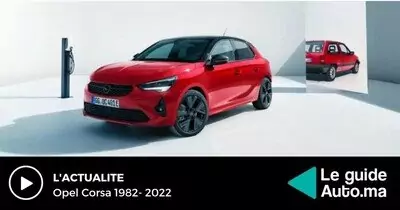 Opel Corsa  40 ème anniversaire