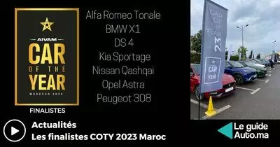 La voiture de l'année 2023 Maroc : Les Finalistes