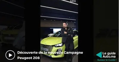 Découverte campagne peugeot 208 MAROC 2024