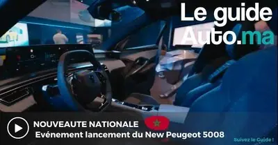 Evénement de lancement du Peugeot 5008 au Maroc