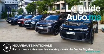 essais presse dacia bigster au Maroc