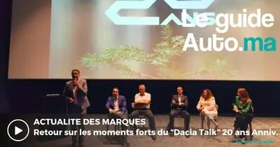 Dacia Talk Anniversaire 20 ans