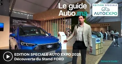 Stand FORD à l'Auto Expo 2025