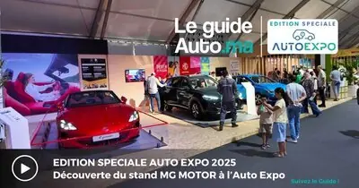 Visite stand MG Motor Auto Expo 2025