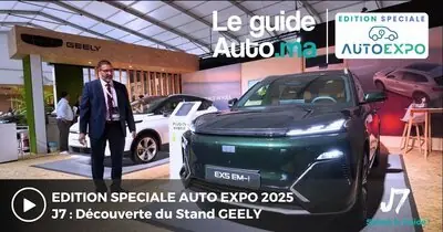 Geely Maroc au salon Auto Expo 2025