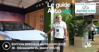 Stand VOLVO à l'Auto Expo 2025