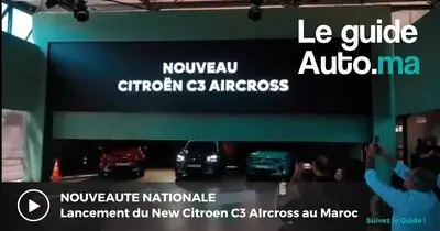 Retour sur le lancement du new Citroen C3 Aircross au Maroc